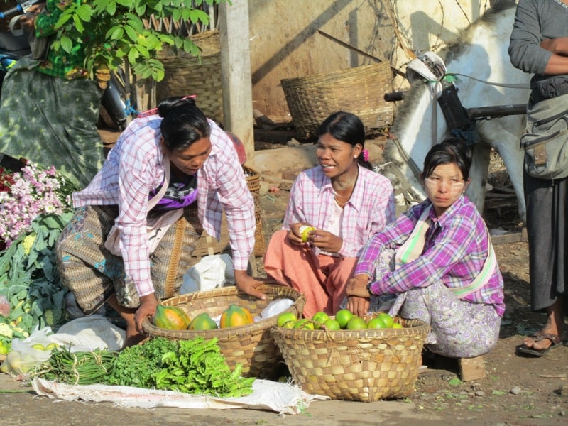 Mandalay les locaux birmans