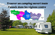 Trouver un camping ouvert toute l'année dans les régions Centre