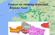 Trouver un camping municipal Régions Nord
